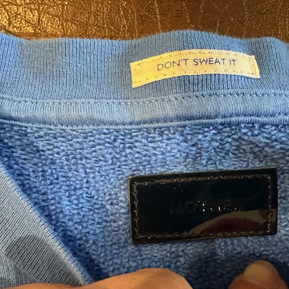 Mother, the drop square sweat shirt. Mere, Mother, Madre. Size small - Picture 3 of 6